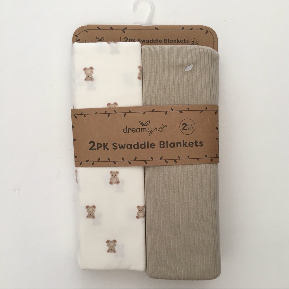 NEW Baby Blankets Multi-use Teddy Bear Theme & Solid Color Baby Gift | DreamGro
